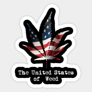 Weed Flag Sticker